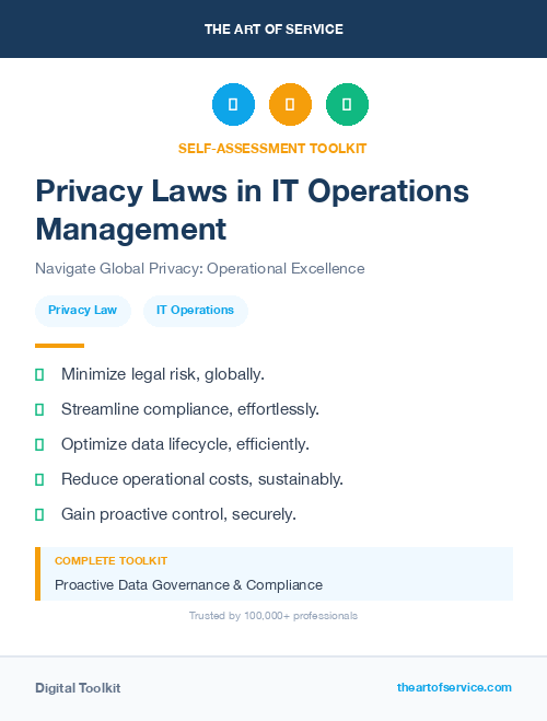 Privacy Laws in IT Operations Management