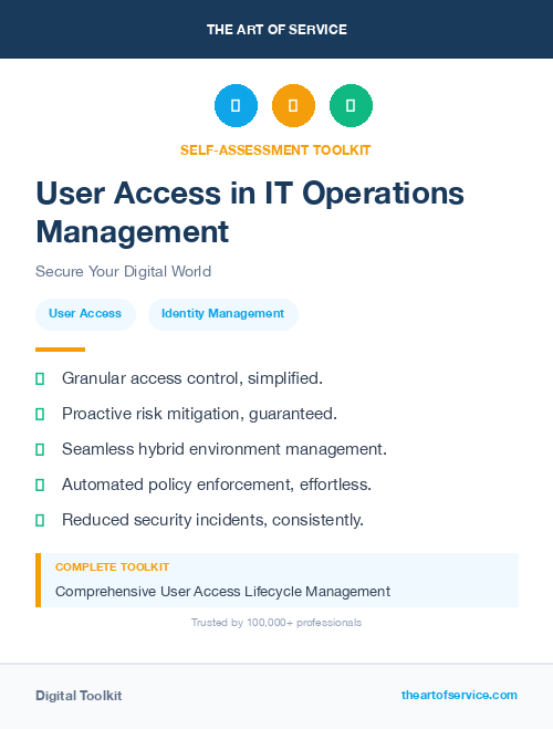 User Access in IT Operations Management