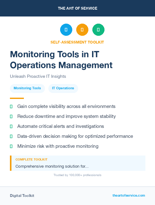Monitoring Tools in IT Operations Management