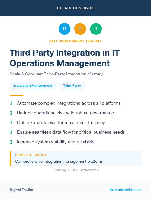 Third Party Integration in IT Operations Management