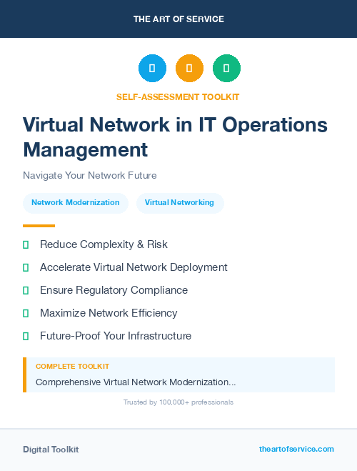 Virtual Network in IT Operations Management
