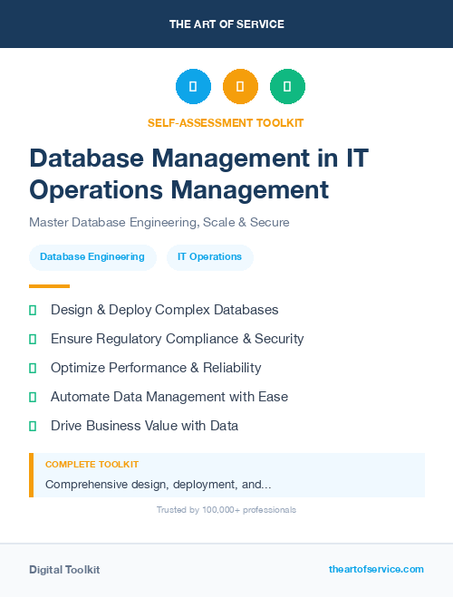 Database Management in IT Operations Management