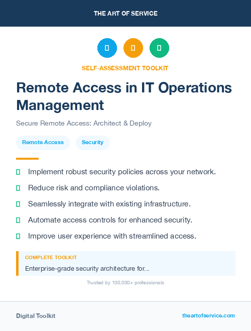 Remote Access in IT Operations Management