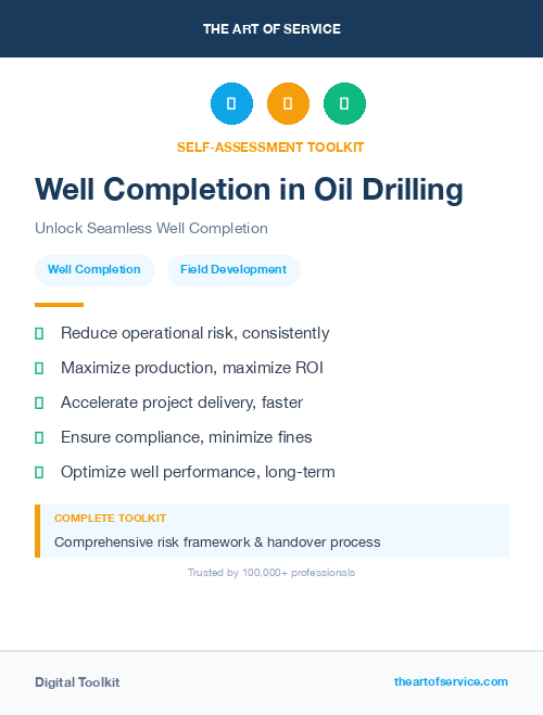 Well Completion in Oil Drilling