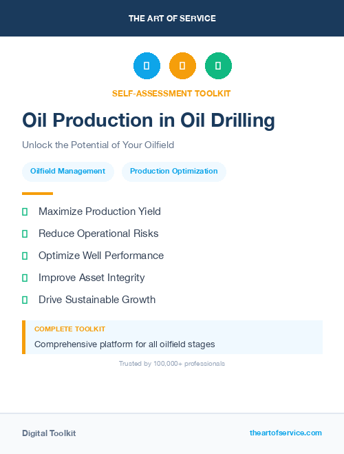 Oil Production in Oil Drilling