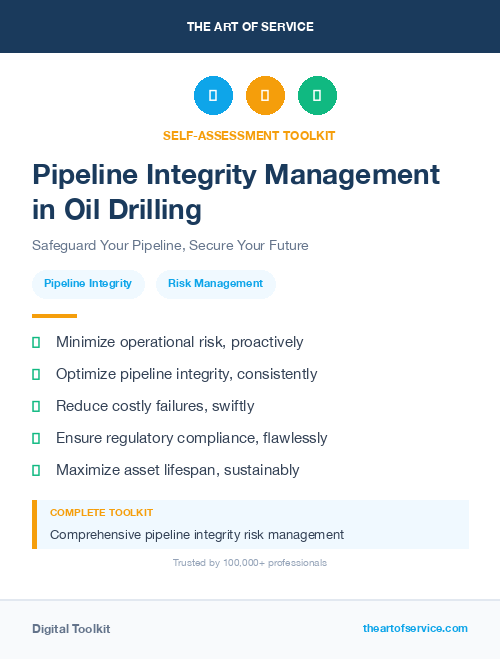 Pipeline Integrity Management in Oil Drilling