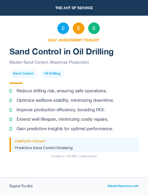 Sand Control in Oil Drilling