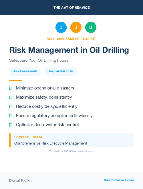 Risk Management in Oil Drilling