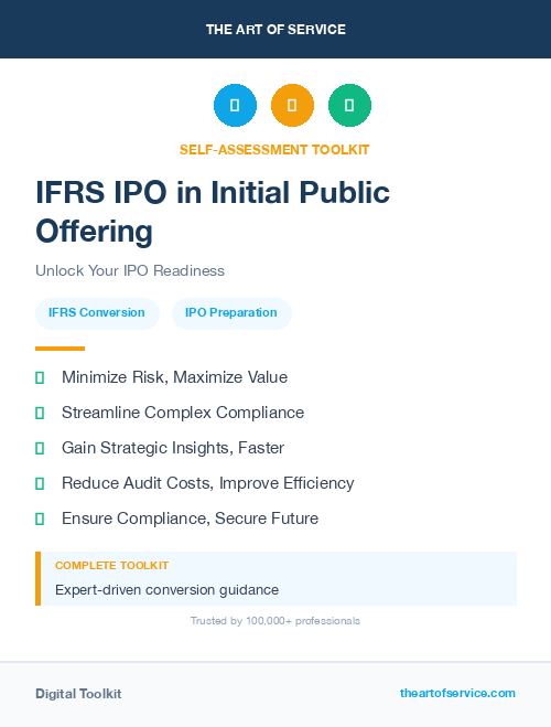 IFRS IPO in Initial Public Offering