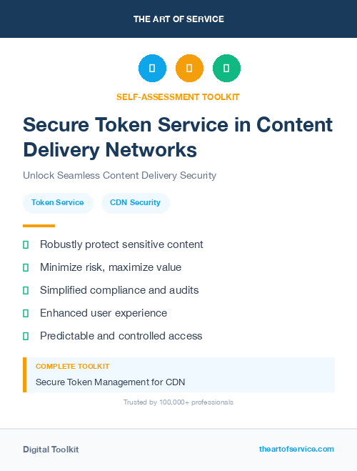Secure Token Service in Content Delivery Networks