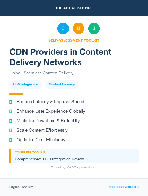 CDN Providers in Content Delivery Networks
