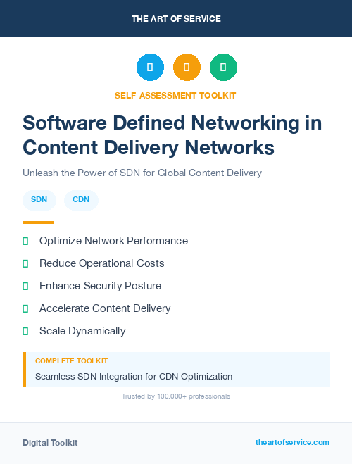 Software Defined Networking in Content Delivery Networks