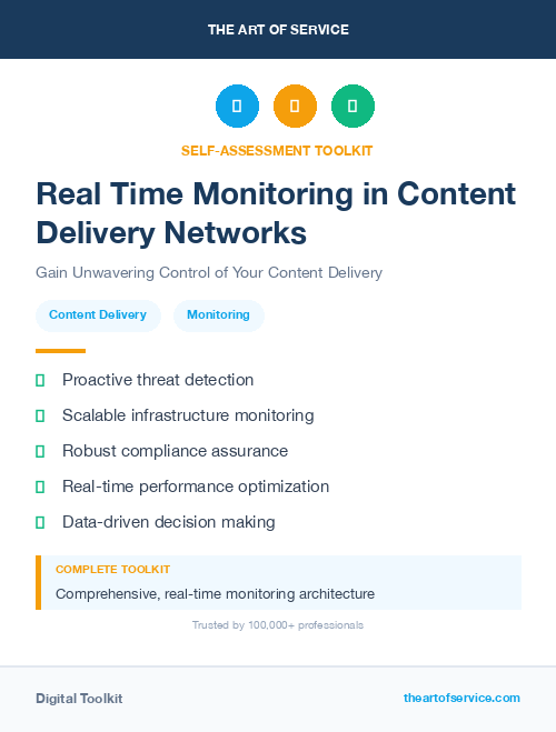 Real Time Monitoring in Content Delivery Networks