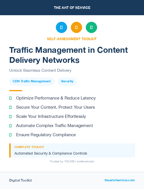 Traffic Management in Content Delivery Networks