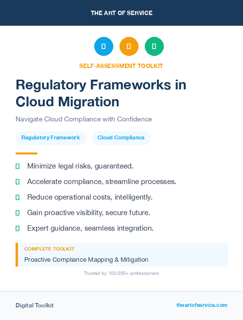 Regulatory Frameworks in Cloud Migration