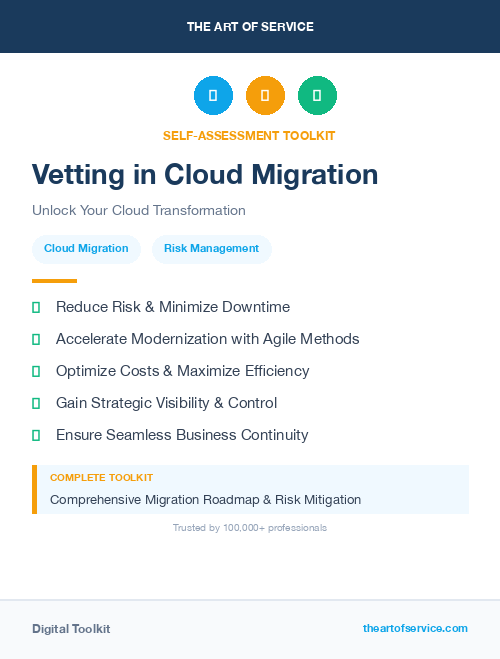 Vetting in Cloud Migration