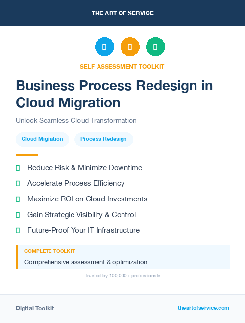 Business Process Redesign in Cloud Migration