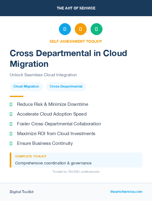 Cross Departmental in Cloud Migration