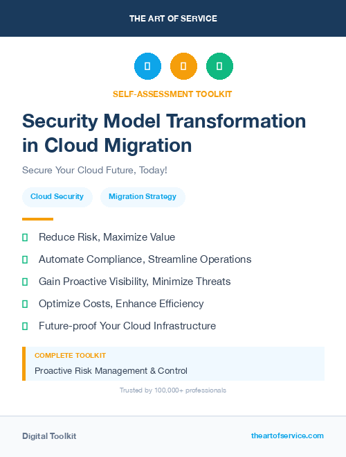 Security Model Transformation in Cloud Migration