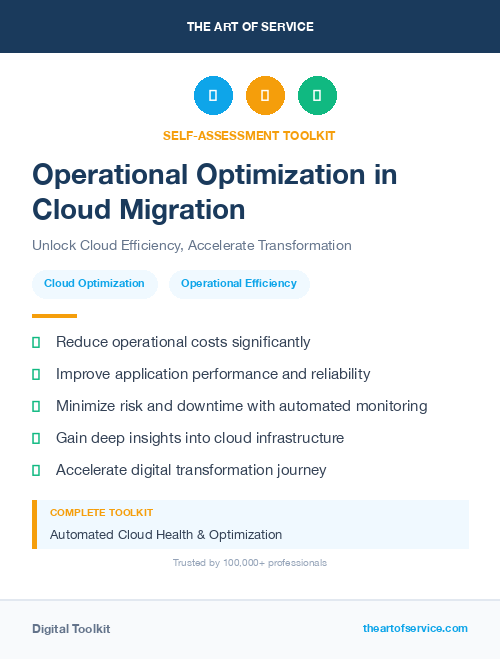 Operational Optimization in Cloud Migration
