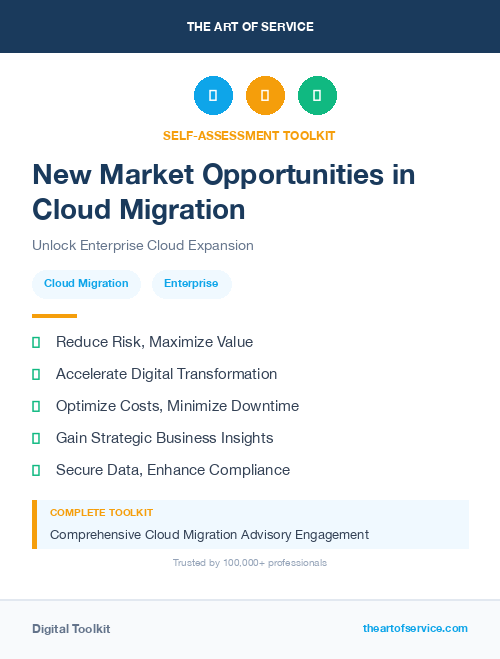 New Market Opportunities in Cloud Migration