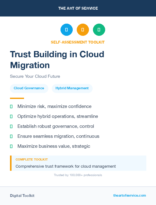 Trust Building in Cloud Migration