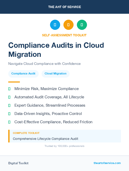 Compliance Audits in Cloud Migration