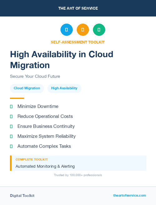 High Availability in Cloud Migration
