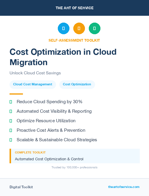 Cost Optimization in Cloud Migration