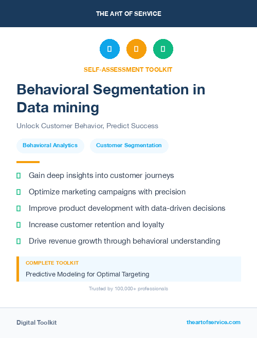 Behavioral Segmentation in Data mining