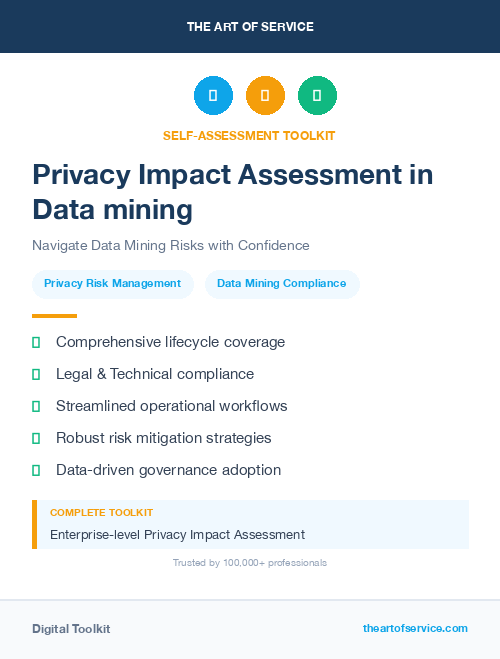 Privacy Impact Assessment in Data mining