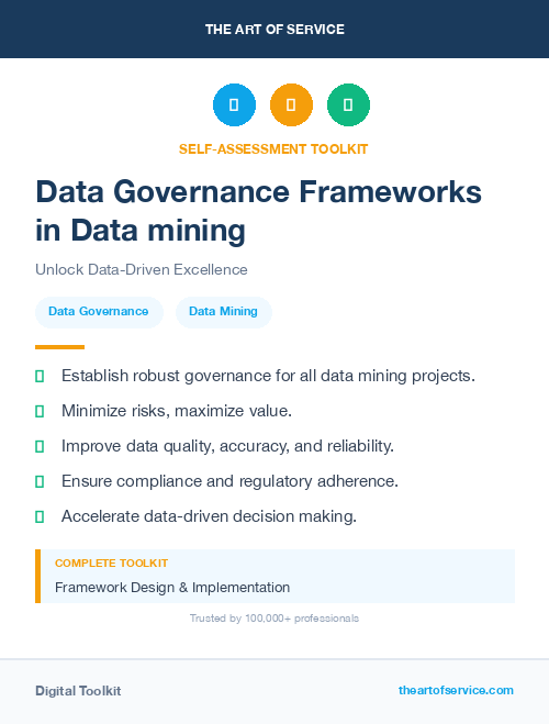 Data Governance Frameworks in Data mining