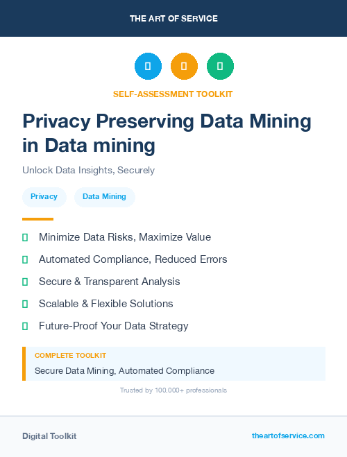 Privacy Preserving Data Mining in Data mining