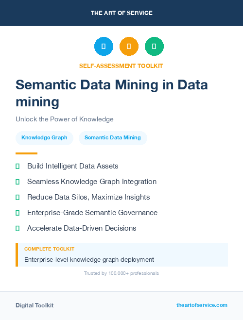 Semantic Data Mining in Data mining
