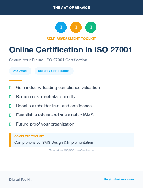 Online Certification in ISO 27001