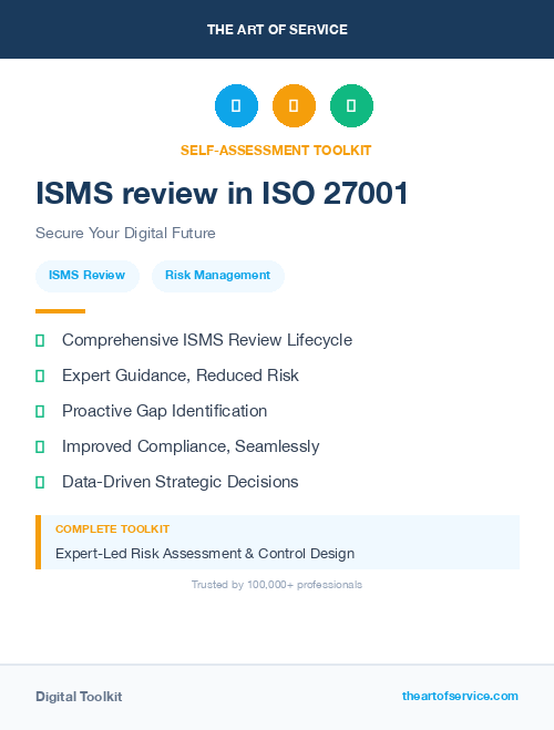 ISMS review in ISO 27001