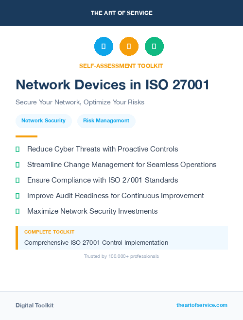 Network Devices in ISO 27001