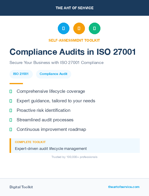 Compliance Audits in ISO 27001