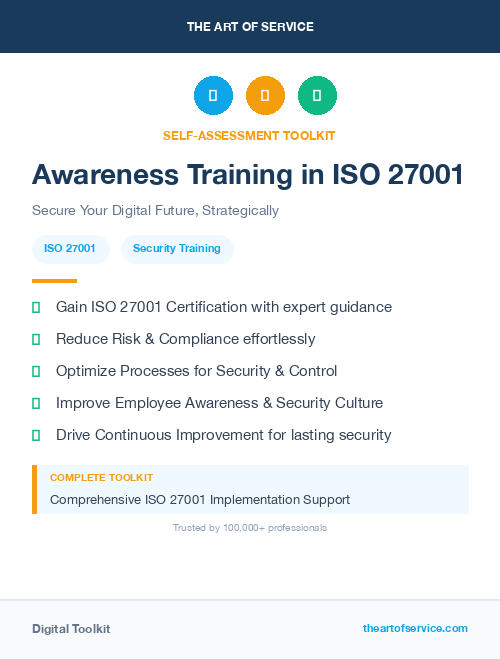 Awareness Training in ISO 27001