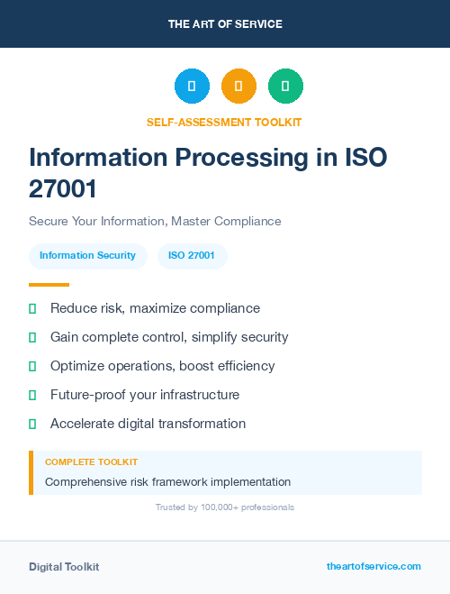 Information Processing in ISO 27001