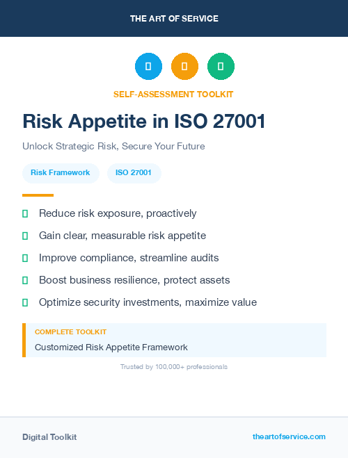 Risk Appetite in ISO 27001