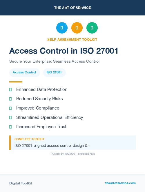 Access Control in ISO 27001