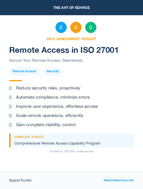Remote Access in ISO 27001