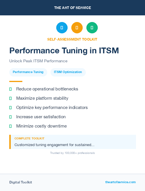 Performance Tuning in ITSM