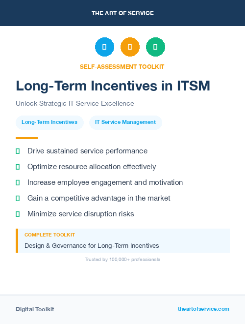Long-Term Incentives in ITSM