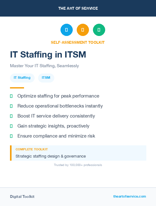 IT Staffing in ITSM