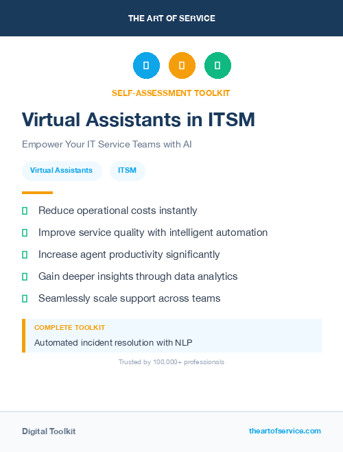 Virtual Assistants in ITSM