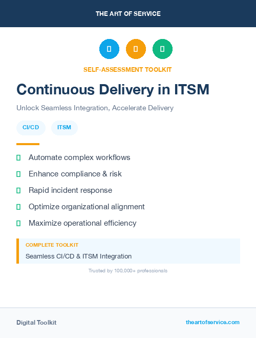 Continuous Delivery in ITSM