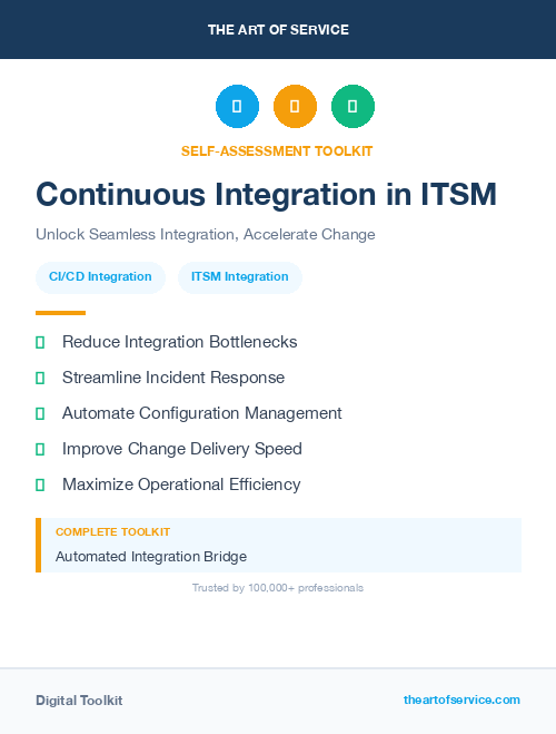 Continuous Integration in ITSM
