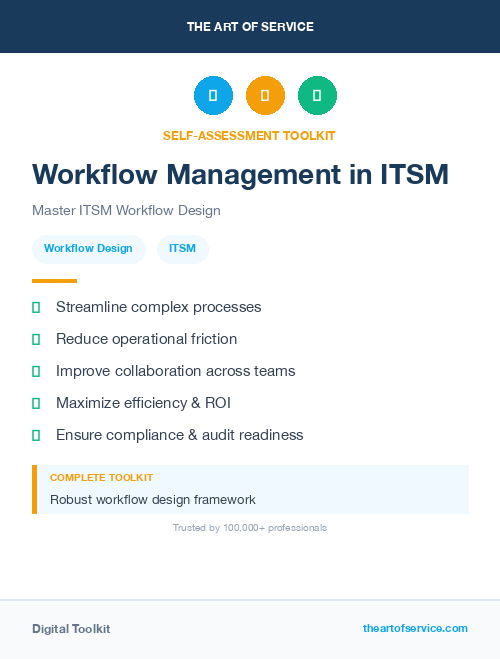 Workflow Management in ITSM